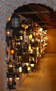 Lighting display found at the best lighting showroom, located in Monterey Bay.