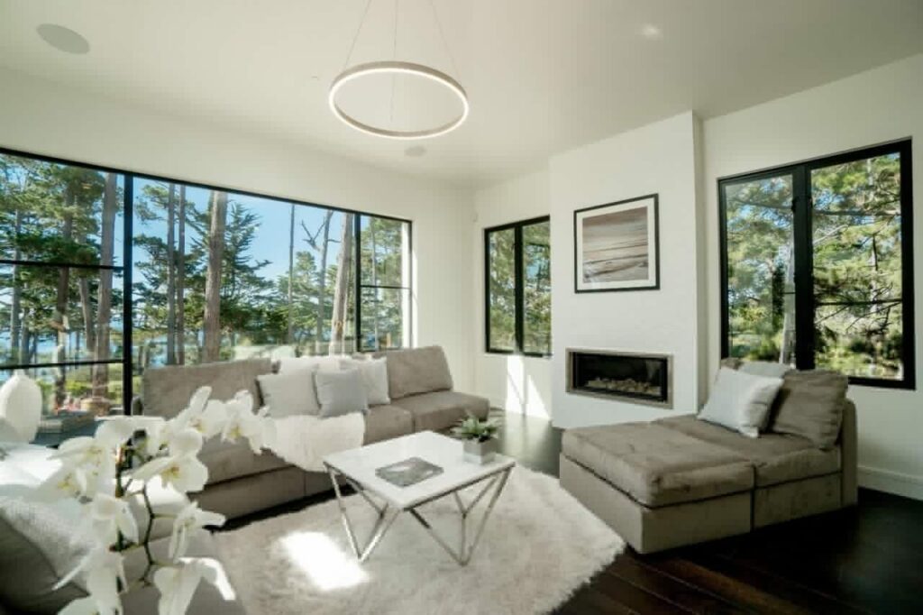 living room lighting, residential lighting solutions Santa Cruz CA