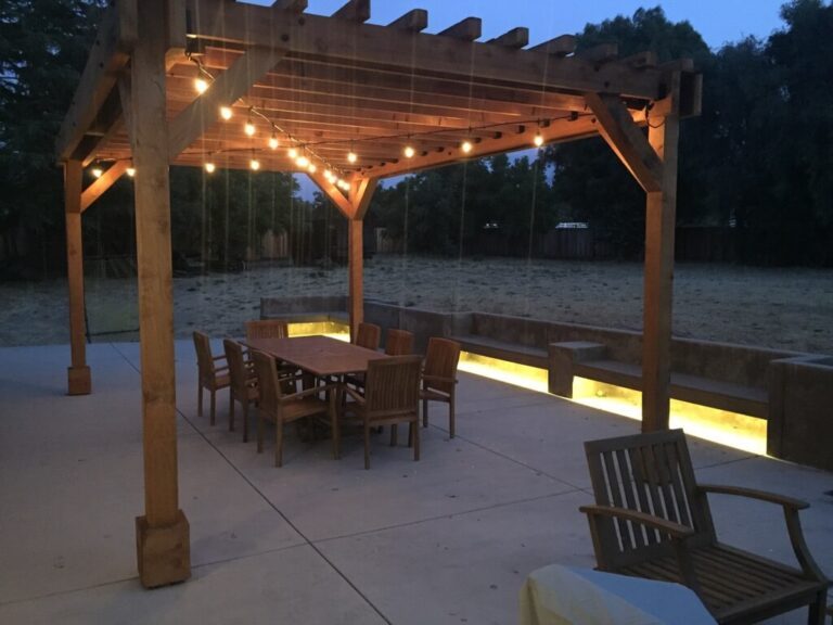 outdoor landscape lighting, outdoor landscape lighting Santa Cruz CA, patio lighting