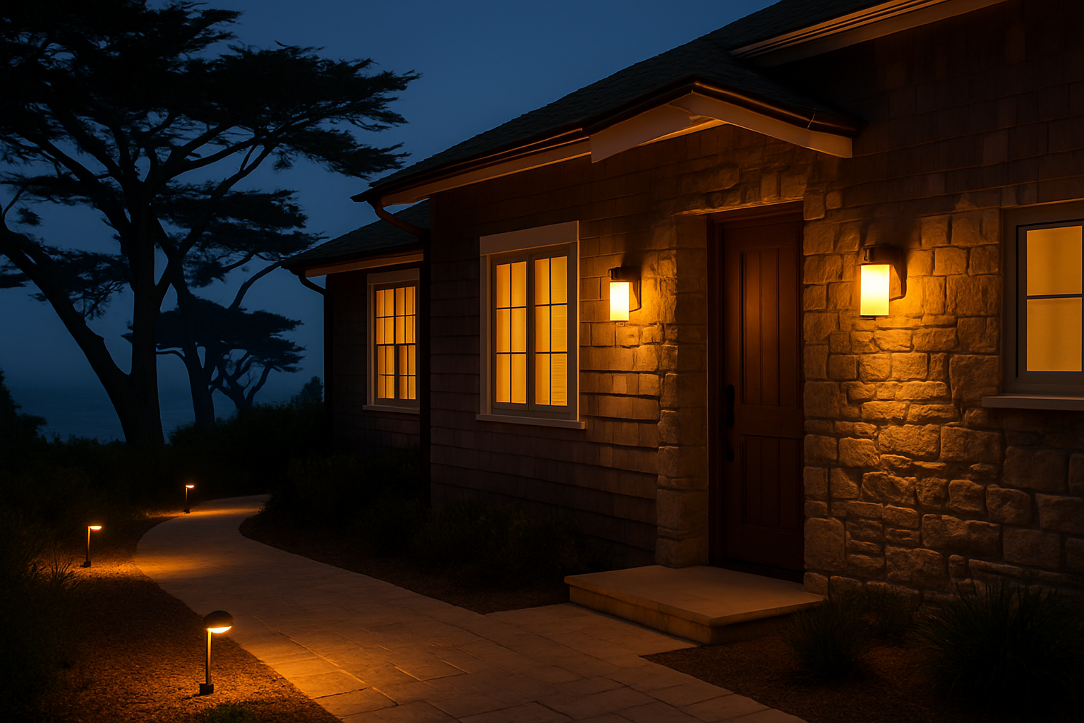 Why Outdoor Lighting on the Monterey Peninsula Needs a Different Approach