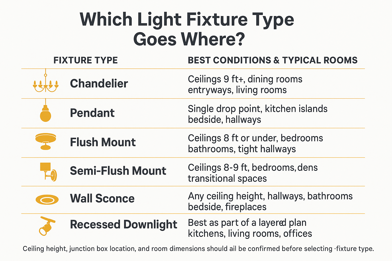 Every Type of Light Fixture, Explained Without the Jargon