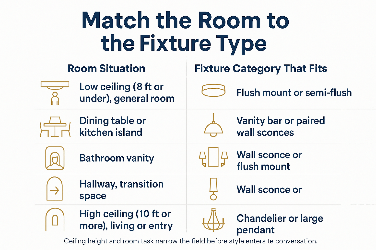 How to Read a Room Before You Pick a Light Fixture